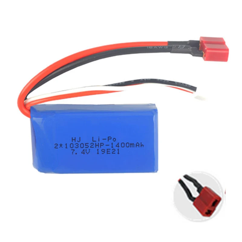 7.4v 1400mAh 103052 li-polymer battery for Wltoys A949-B A959-B RC Helicopter Airplane
