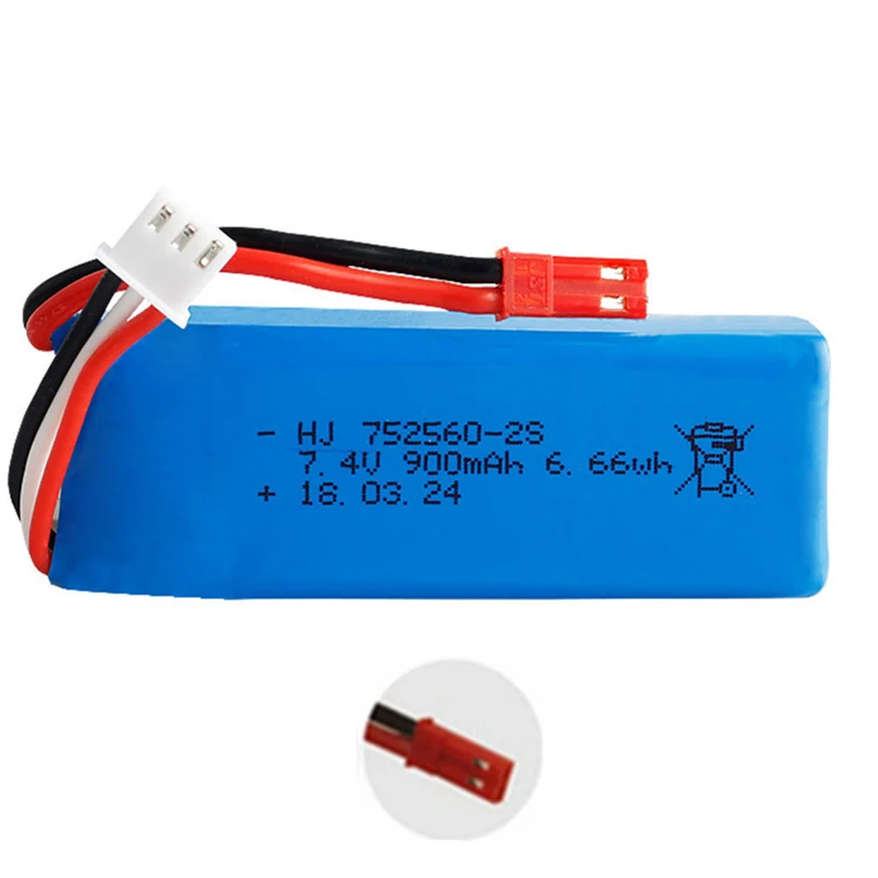 7.4v 900mAh 752560 li-polymer battery for XK X520 XK X420 RC Quadcopter