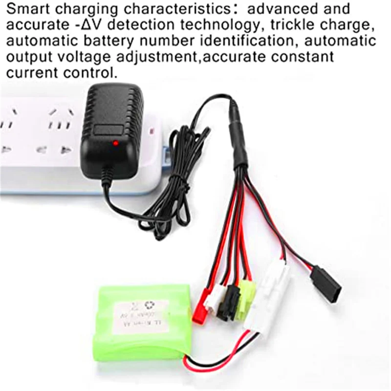 Airsoft Charger for 2-10s RC Car / RC Boat / RC Airplane / Drone (Standard Tamiya / Mini Tamiya / SM 2P / JST / HuanQi)