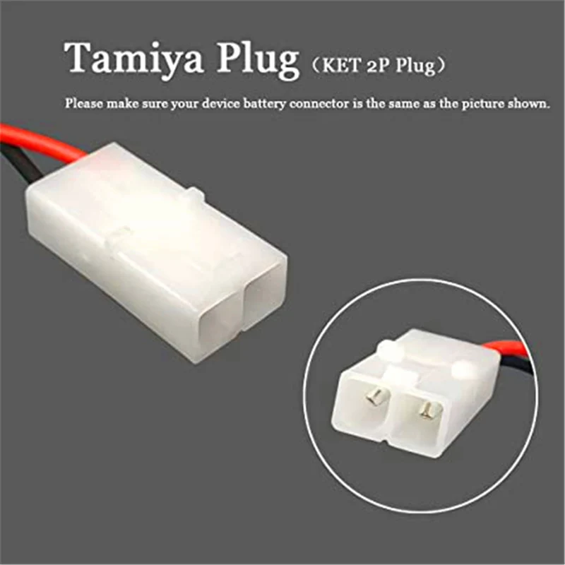 8.4V 2400mAh RC battery, rechargeable NI-MH AA battery pack with USB charging cable and KET 2P plug, for remote-controlled toys