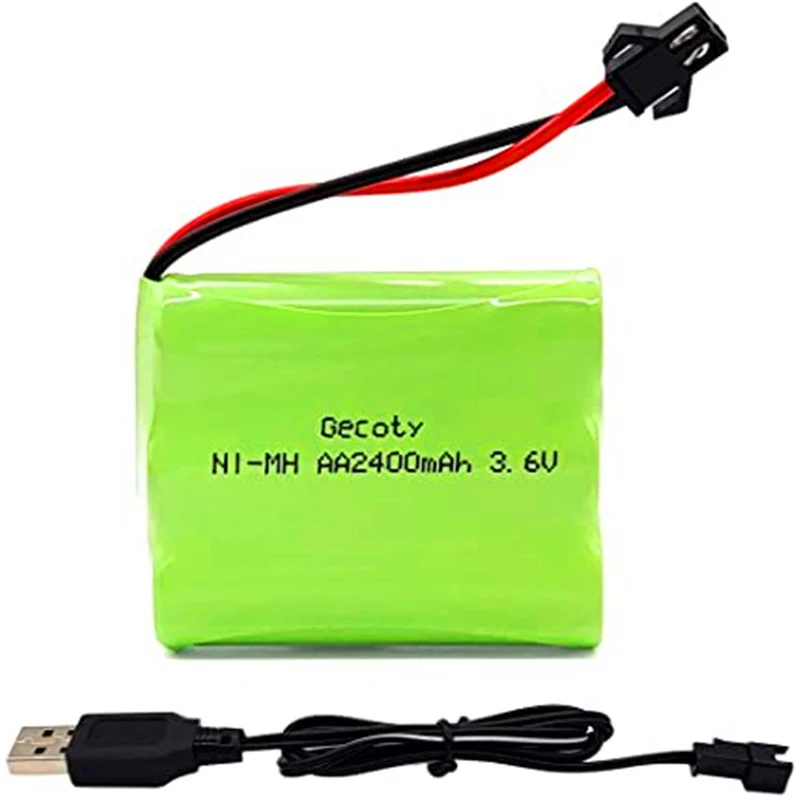 3.6V 2400mAh NI-MH AA Battery pack for Remote-controlled Toys