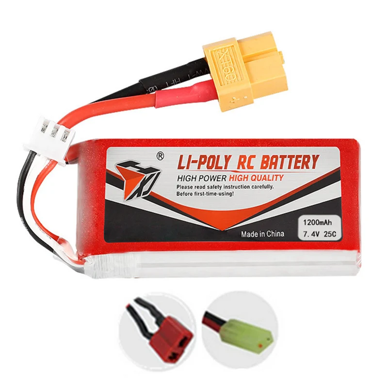 7.4v 1200mAh 903052 li-polymer battery for E520 E520S JD-22S RC Drone Quadcopter