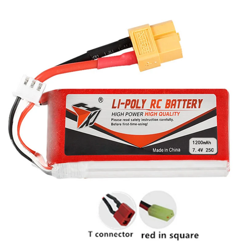 7.4v 1200mAh 903052 li-polymer battery for E520 E520S JD-22S RC Drone Quadcopter