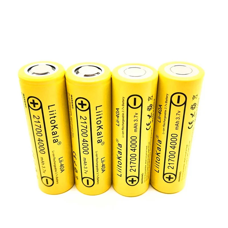 21700 4000mAh lithium battery 40A 3.7V 10C discharge high-performance battery Battery with high power consumption