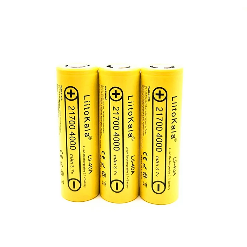 21700 4000mAh lithium battery 40A 3.7V 10C discharge high-performance battery Battery with high power consumption