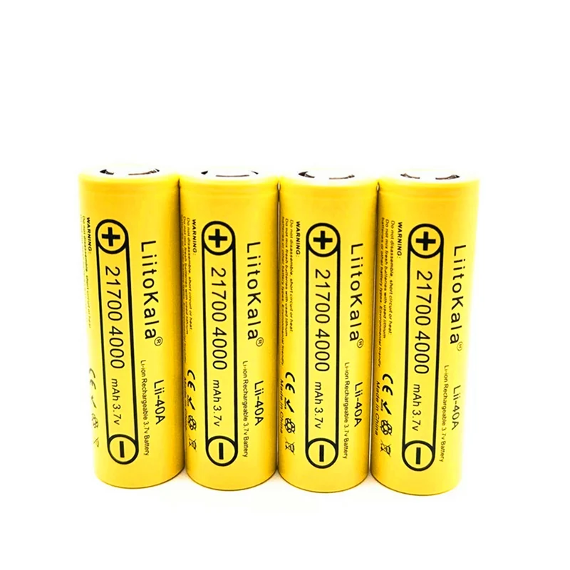 21700 4000mAh lithium battery 40A 3.7V 10C discharge high-performance battery Battery with high power consumption