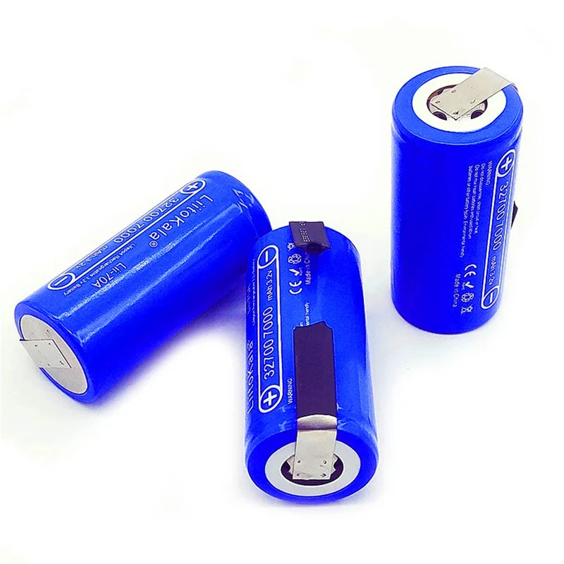 12 pieces Lii-70A 32700 lifepo4 3.2v 7000mah 33A 55A electrode for bicycle electric power supply nickel sheet