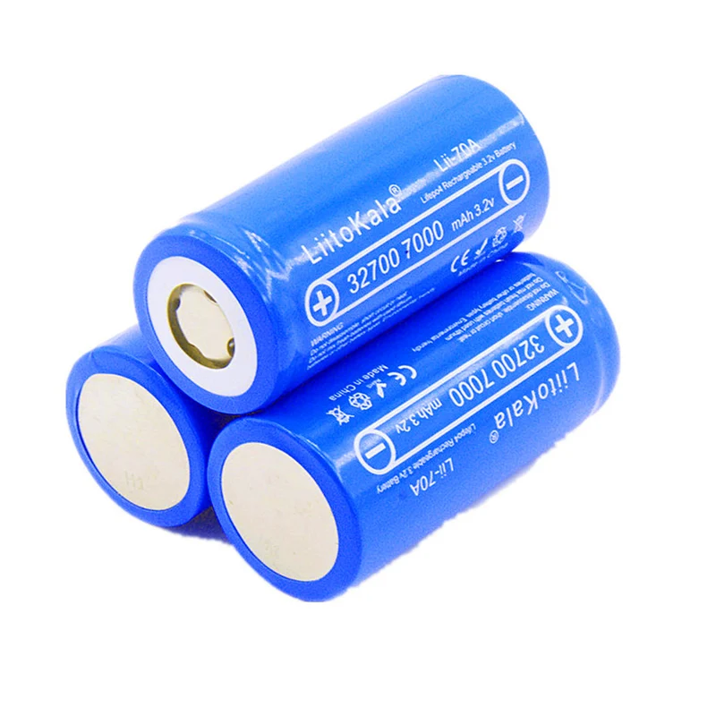 Lii 70A 3.2V 32700 7000mAh LiFePO4 battery 35A continuous discharge maximum 55A high-performance branded battery