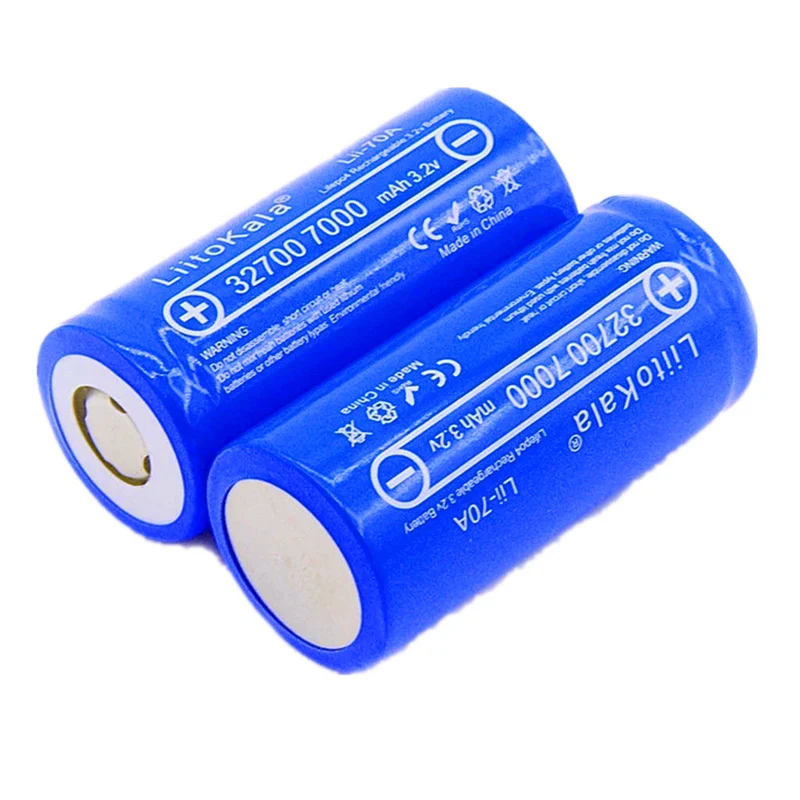 Lii 70A 3.2V 32700 7000mAh LiFePO4 battery 35A continuous discharge maximum 55A high-performance branded battery