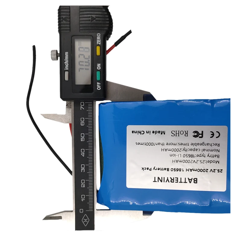 25.2V 18650 battery 2000 mAh battery for GPS Navigator golf cart electric bike