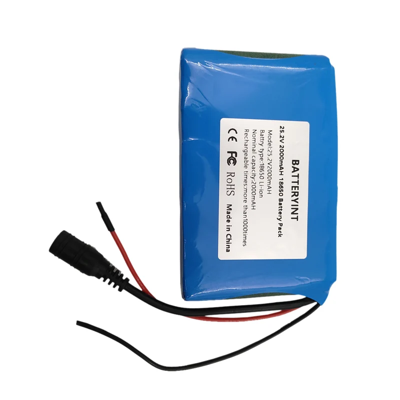 25.2V 18650 battery 2000 mAh battery for GPS Navigator golf cart electric bike