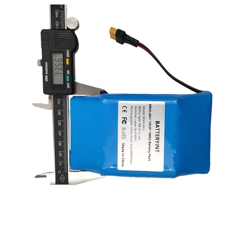 36V lithium ion battery 4400mAh 4.4 AH XT60 for electric self-balancing scooter hoverboard unicycle