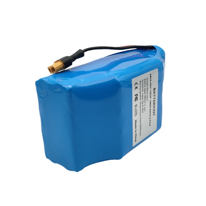 36V lithium ion battery 4400mAh 4.4 AH XT60 for electric self-balancing scooter hoverboard unicycle