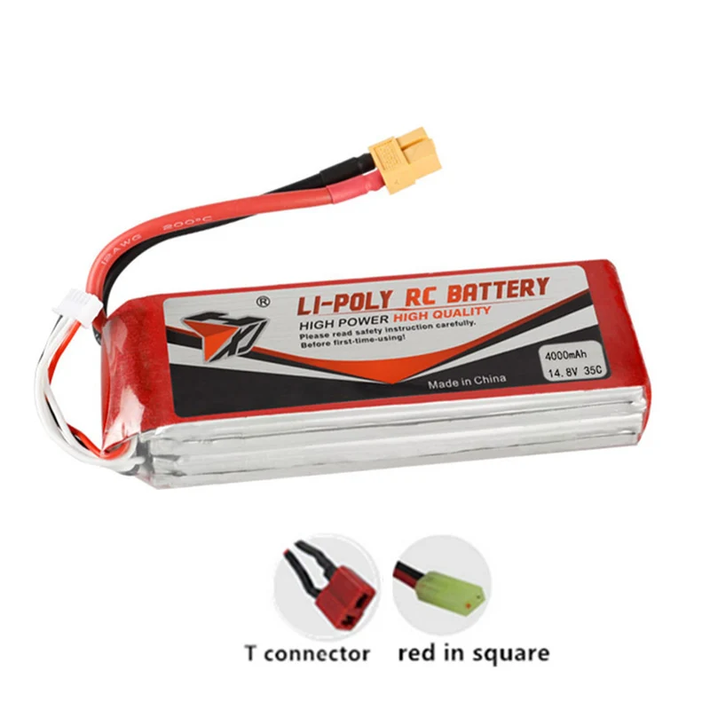 14.8v 4000mAh 8043130 li-polymer battery for Fixed wing four axis drone