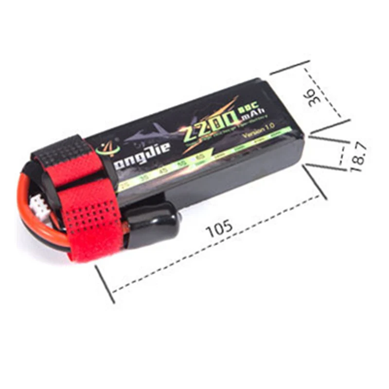 7.4v 2200mAh 2S 853496 li-polymer battery for RC Airplane Helicopter Quadcopter