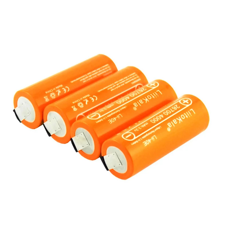 4 pieces 3.2V 26700 4000mAh LiFePO4 battery 35A continuous discharge maximum power battery