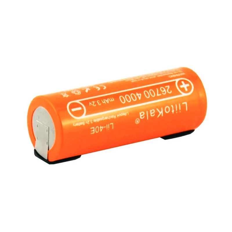 4 pieces 3.2V 26700 4000mAh LiFePO4 battery 35A continuous discharge maximum power battery