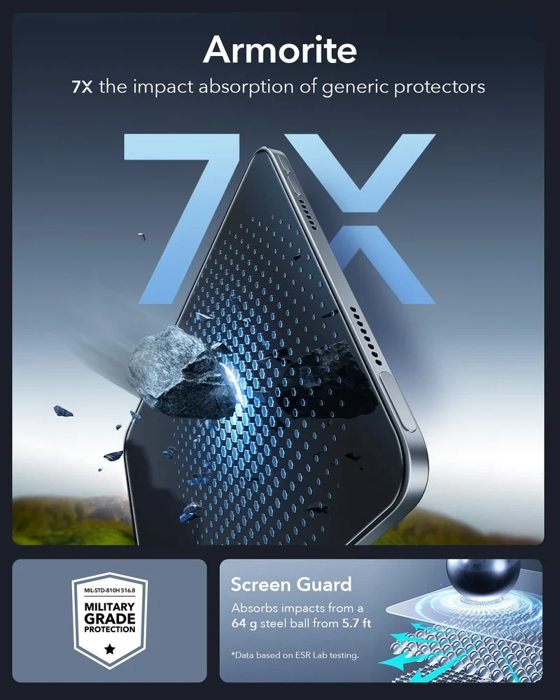iPad mini 7/mini 6 UltraFit Armorite® Screen Protector - 2 Pack