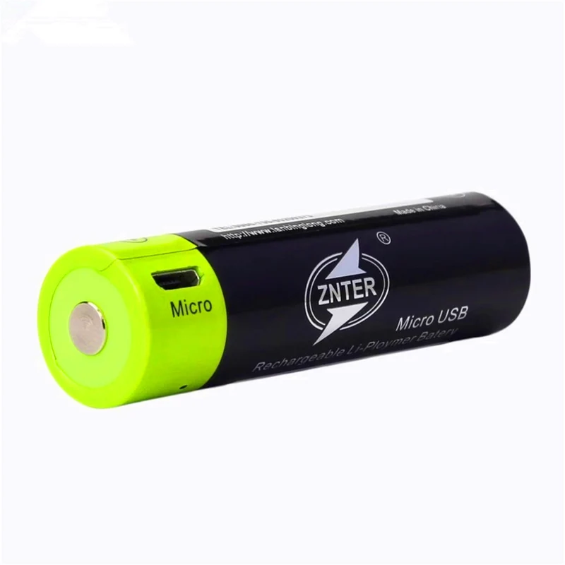 2 pieces 18650 3.7V 1500 mAh micro-USB rechargeable lithium polymer batteries for remote control transmitter parts