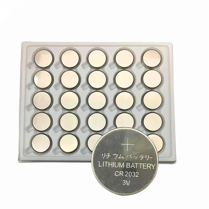 100PCS CR2032 3V lithium battery CR 2032 BR2032 DL2032 ECR2032 Electronic toy remote control