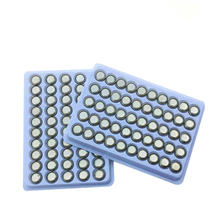 100PCS AG13 button battery LR44 357 357A S76E G13 alkaline button battery AG 13 1.5V for clock electronic remote control