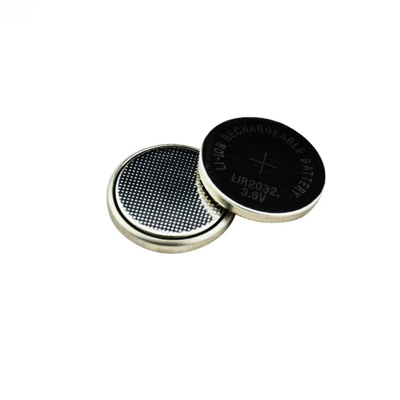 20PCS LIR2032 3.6V Button Battery Lithium Lithium Ion LIR 2032 Battery brand new and reused 500 times