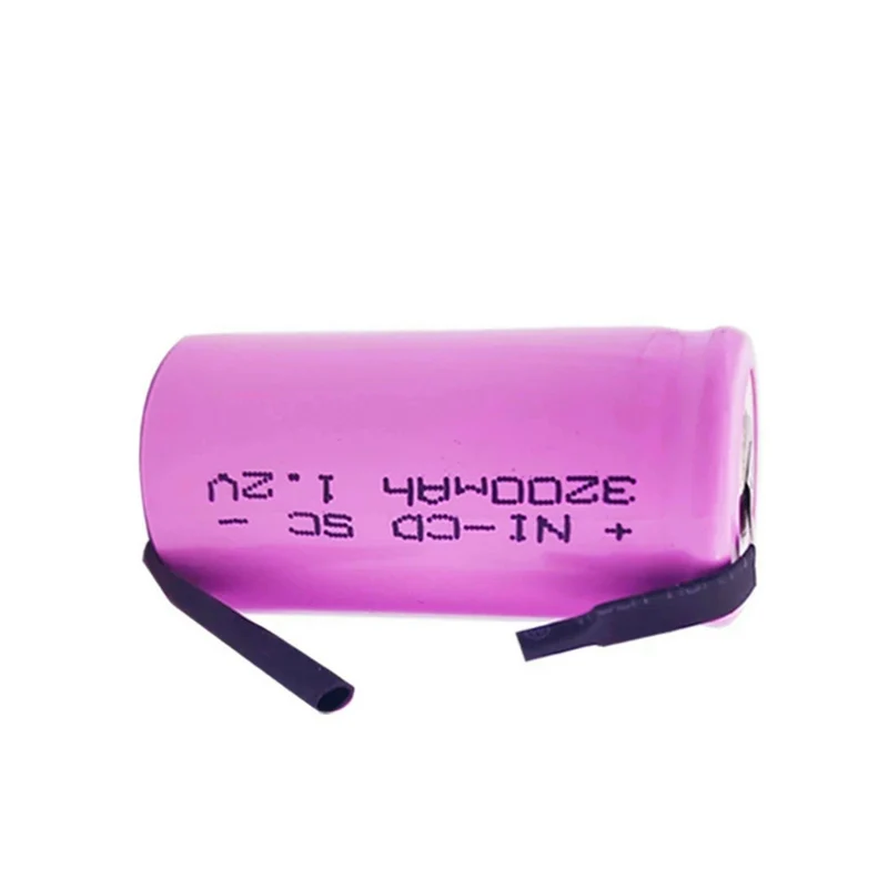 20PCS SC 3200mAh 1.2 V battery 4 / 5SC Sub C Ni-cd battery, with drill screwdriver welding piece