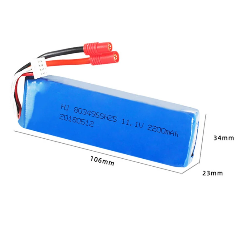 11.1v 2200mAh 803496 li-polymer battery for RC X16 X21 X22 X8 Quadcopter