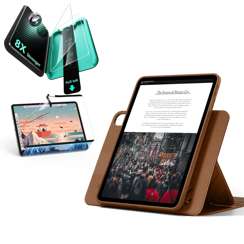 iPad Air 11″ (2025) Shift Transformation Bundle - Brown