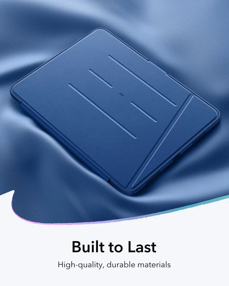 iPad 11" (A16) 2025 Bundle Flip Magnetic Case with Pencil Holder & Armorite® Protection - Navy Blue