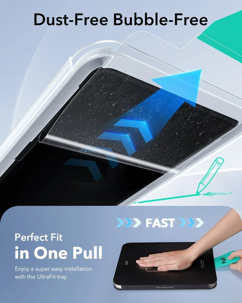 iPad 11" (A16, 2025) UltraFit Classic Paper-Feel Screen Protector – 2 Pack