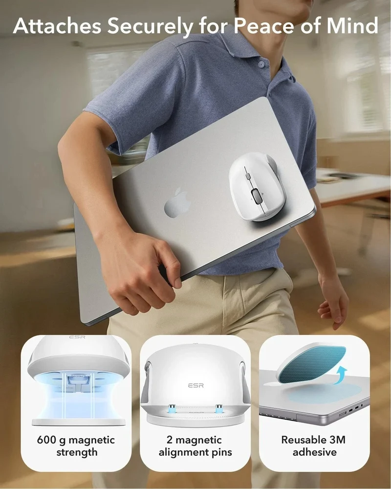 ESR MagMouse™ Wireless Mouse - White
