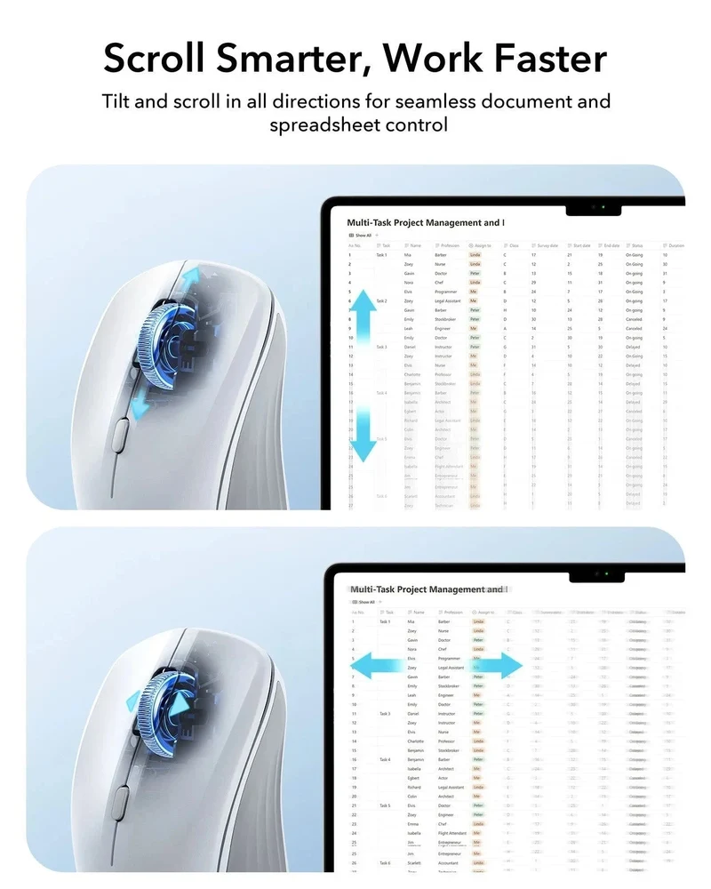 ESR MagMouse™ Wireless Mouse - White