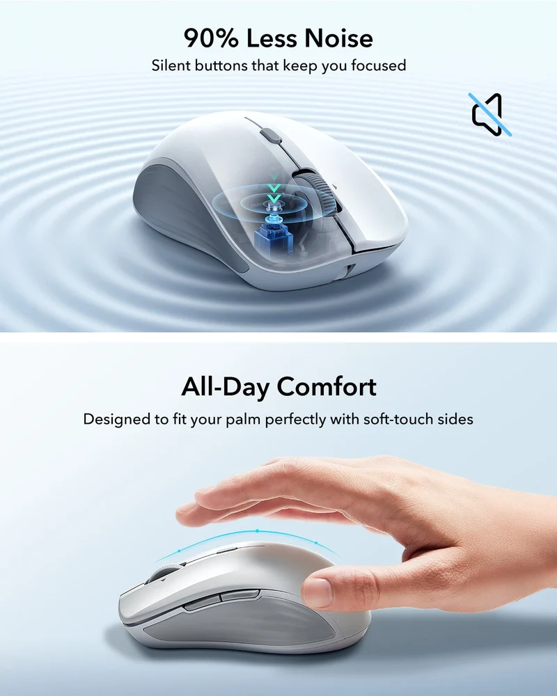 ESR MagMouse™ Wireless Mouse - White