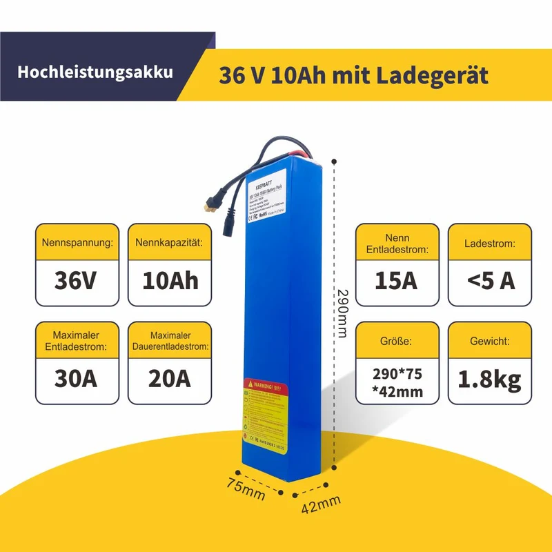 36V 10Ah 600watt 10S3P Li Ion battery 15A BMS suitable For Xiaomi Mijia m365 Pro electric bike scooter XT60 T plug