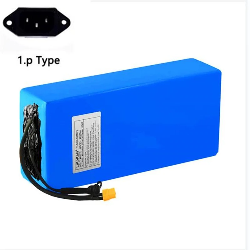 48V 30Ah 21700 5000mAh 13S6P XT60 connection 30A BMS scooter battery 48v 30ah electric bike battery