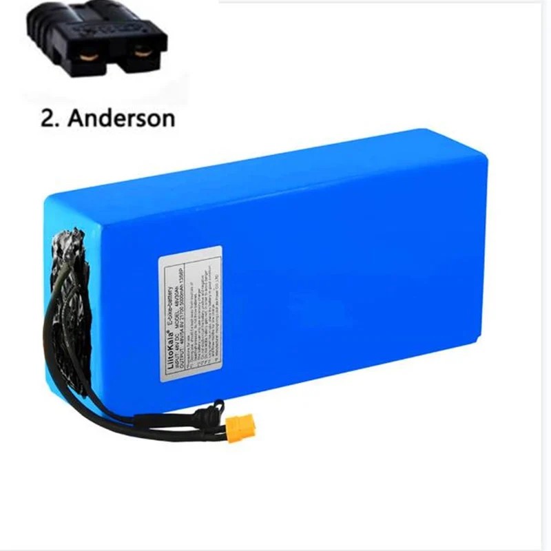 48V 30Ah 21700 5000mAh 13S6P XT60 connection 30A BMS scooter battery 48v 30ah electric bike battery