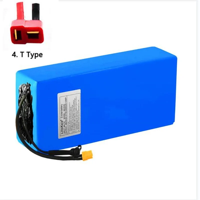48V 30Ah 21700 5000mAh 13S6P XT60 connection 30A BMS scooter battery 48v 30ah electric bike battery