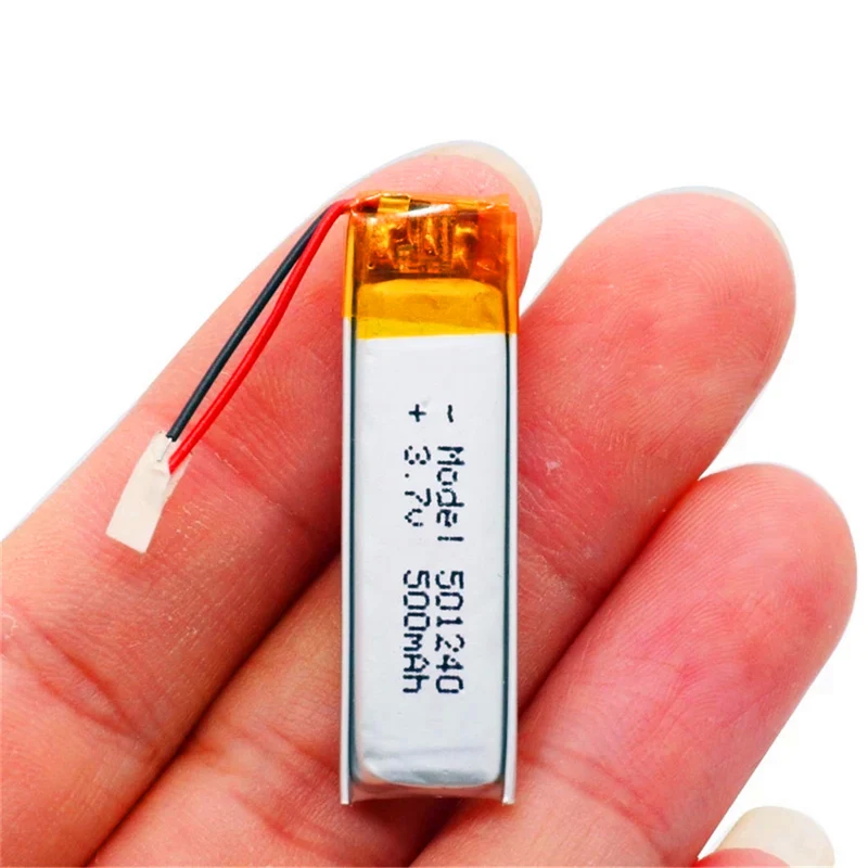 4 pieces 3.7 V 300 mAh 501240 lithium polymer lithium battery GPS Bluetooth headset MP3 MP4