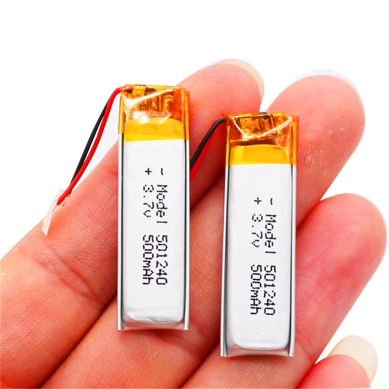 4 pieces 3.7 V 300 mAh 501240 lithium polymer lithium battery GPS Bluetooth headset MP3 MP4