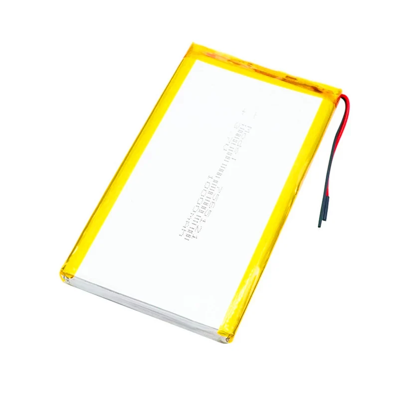 4 pieces 3.7 V 10000 mAh for thermistor 7565121 for GPS PSP PAD iPod portable DVD power bank