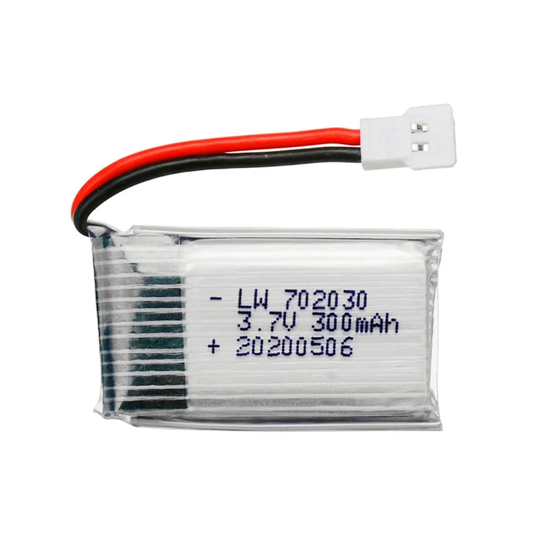 5pcs 3.7V 300mAH Lipoly Battery with Charger for Udi U816 U830 F180 E55 FQ777 FQ17W Hubsan H107 Remote Control Drone