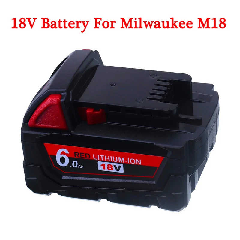 18V 6000mAh lithium ion power tool battery for Milwaukee M18 48 11 1815 48 11 1850 2646 20 2642 21CT M18 battery