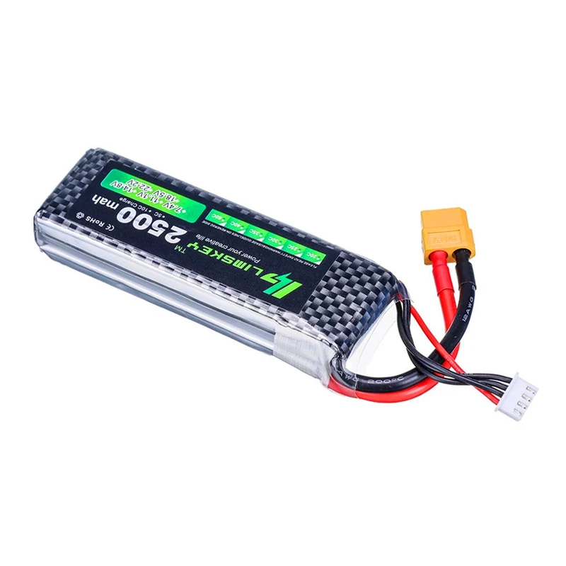 11.1V 2500mAh 3S high performance lithium polymer battery for remote control car, airplane, helicopter