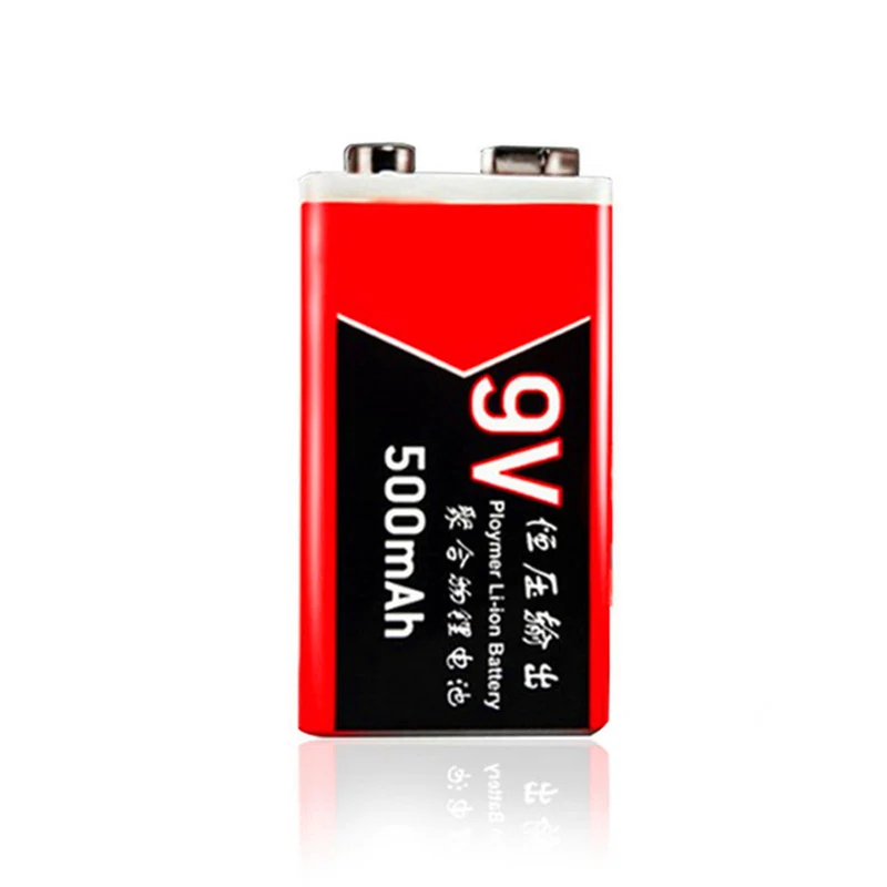 14450 500mAh 9V USB lithium-ion polymer battery for wireless multimeter microphone headset massager