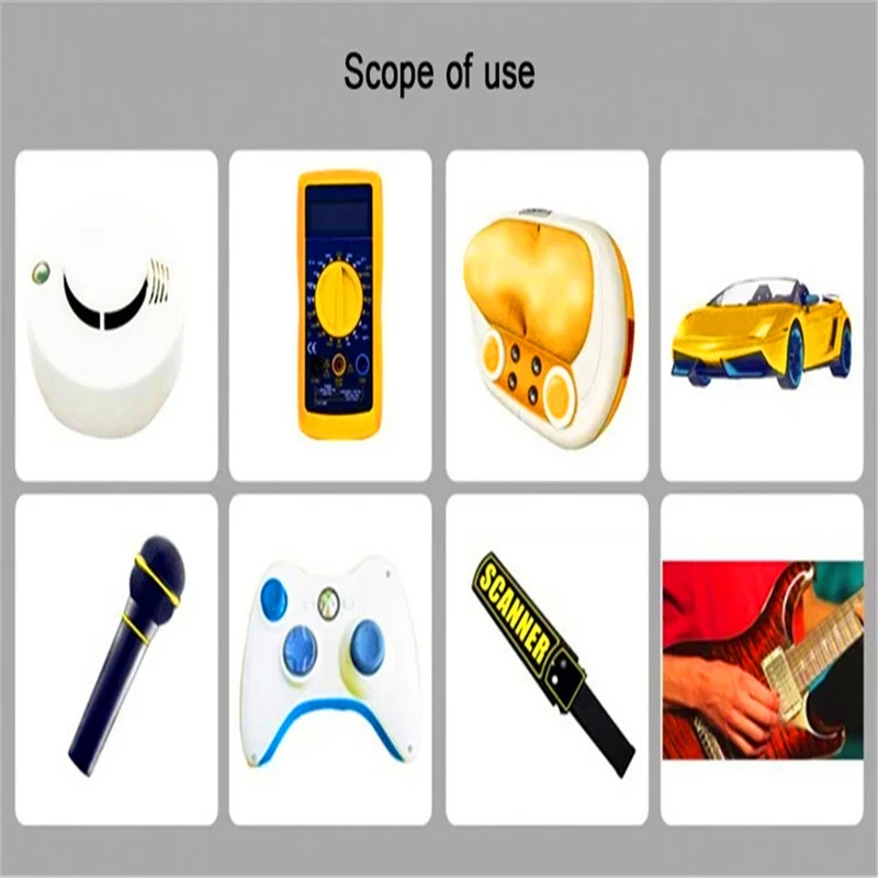 2 pieces 9 V 1000mAh Li-Ion Micro USB Li-Ion battery multimeter, microphone, toys, remote control, KTV use
