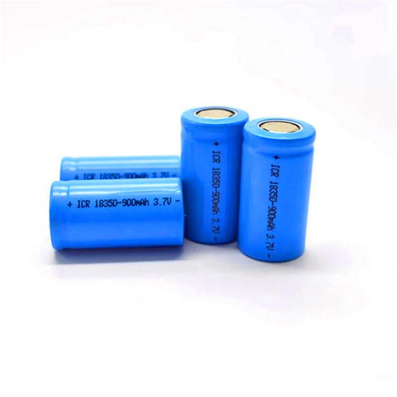 3.7V 900mAh 18350 lithium ion battery 18350 rechargeable lithium battery for electronic products