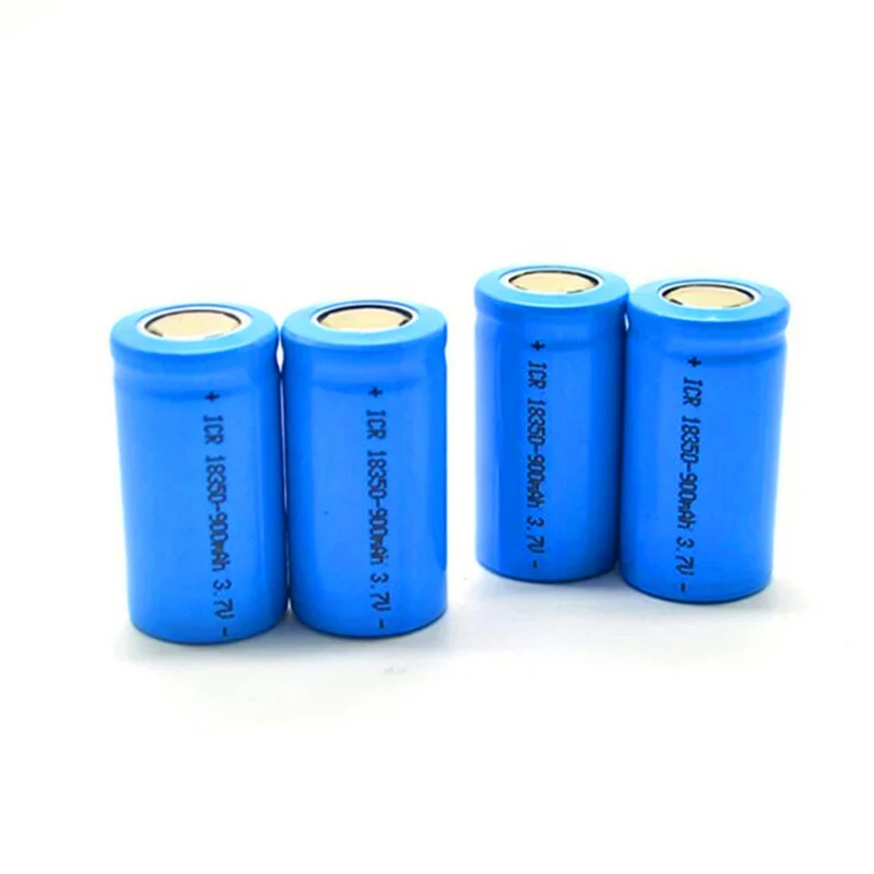 3.7V 900mAh 18350 lithium ion battery 18350 rechargeable lithium battery for electronic products