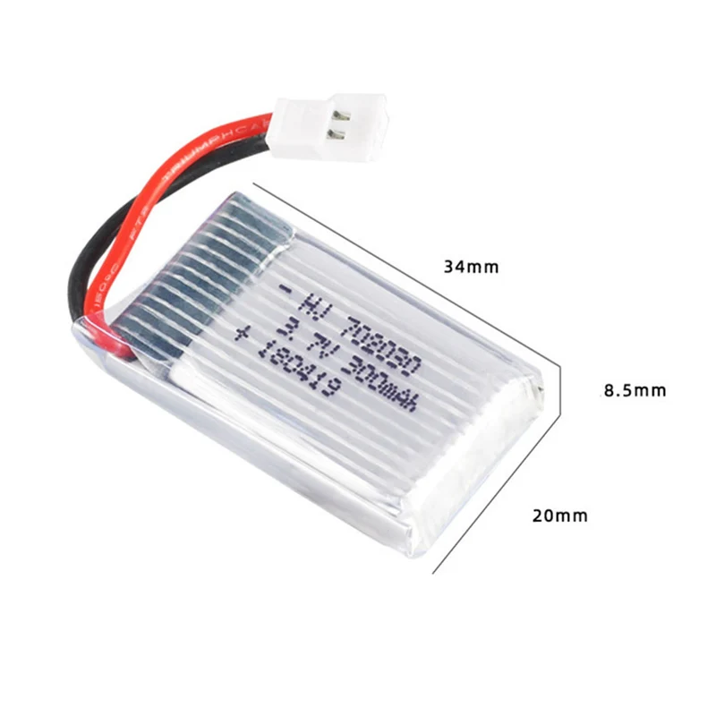 3 pieces 3.7v 300mAh 702030 li-polymer battery for E55 FQ777 FQ17W Hubsan H107 RC helicopter