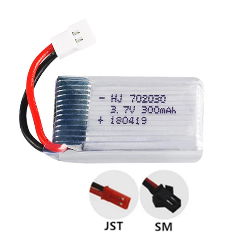 3 pieces 3.7v 300mAh 702030 li-polymer battery for E55 FQ777 FQ17W Hubsan H107 RC helicopter